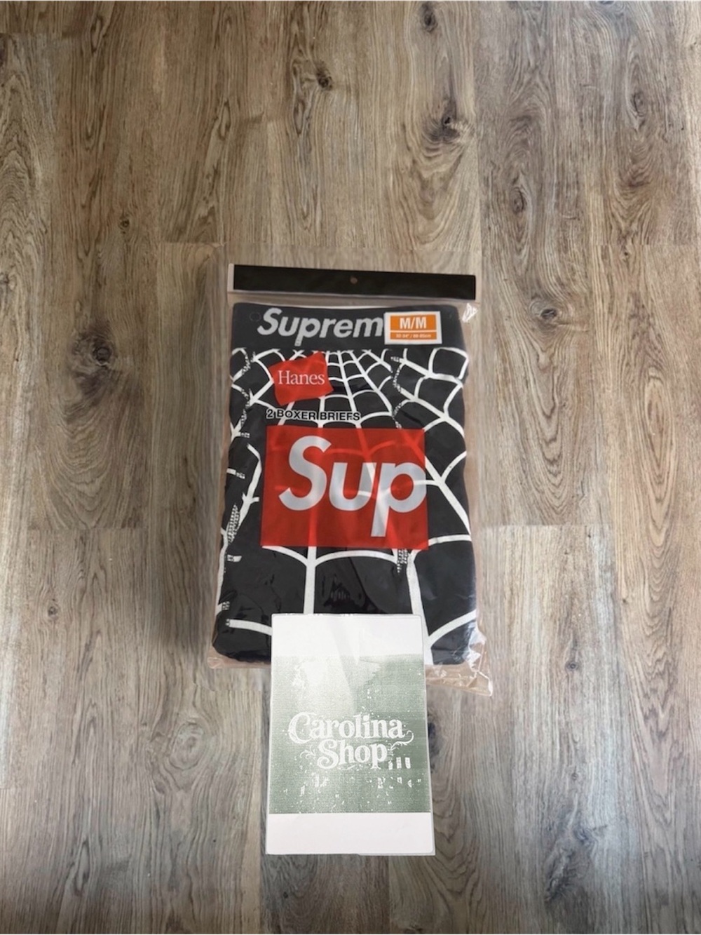 Supreme x Hanes Spider-Man Boxer Briefs 2-Pack Black